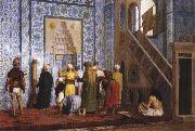 Jean - Leon Gerome The Blue Mosque oil painting